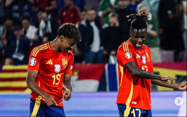 Yamal e Nico Williams fizeram grande dupla na Espanha (Foto: Reprodução/Instagram)